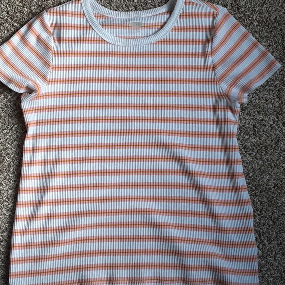 Old Navy Women's Everywear Striped Slub-Knit Tee